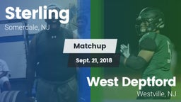 Matchup: Sterling  vs. West Deptford  2018