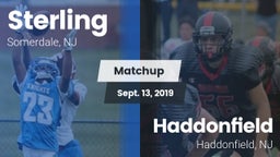 Matchup: Sterling  vs. Haddonfield  2019