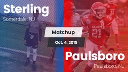 Matchup: Sterling  vs. Paulsboro  2019