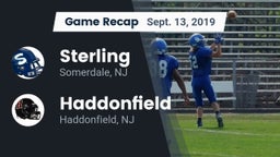 Recap: Sterling  vs. Haddonfield  2019