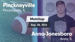 Matchup: Pinckneyville High vs. Anna-Jonesboro  2016