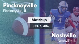 Matchup: Pinckneyville High vs. Nashville  2016