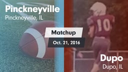 Matchup: Pinckneyville High vs. Dupo  2016