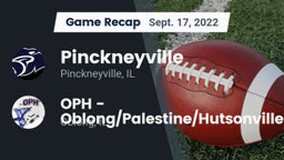 Recap: Pinckneyville  vs. OPH - Oblong/Palestine/Hutsonville 2022