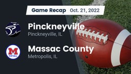 Recap: Pinckneyville  vs. Massac County  2022