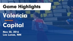 Valencia  vs Capital  Game Highlights - Nov 30, 2016