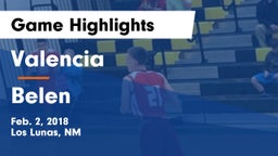 Valencia  vs Belen  Game Highlights - Feb. 2, 2018