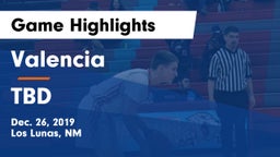 Valencia  vs TBD Game Highlights - Dec. 26, 2019