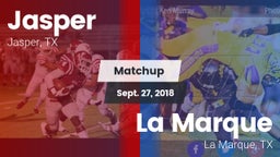 Matchup: Jasper  vs. La Marque  2018