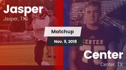 Matchup: Jasper  vs. Center  2018
