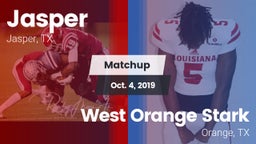 Matchup: Jasper  vs. West Orange Stark  2019
