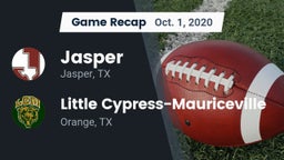 Recap: Jasper  vs. Little Cypress-Mauriceville  2020