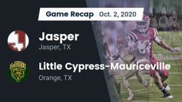 Recap: Jasper  vs. Little Cypress-Mauriceville  2020