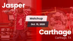 Matchup: Jasper  vs. Carthage  2020