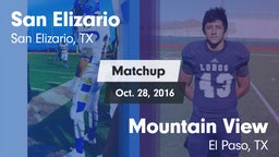 Matchup: San Elizario vs. Mountain View  2016