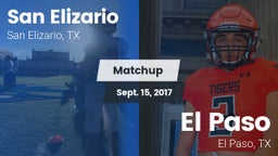 Matchup: San Elizario vs. El Paso  2017