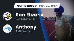 Recap: San Elizario  vs. Anthony  2017