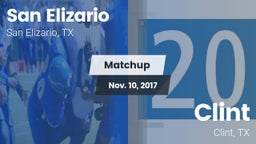 Matchup: San Elizario vs. Clint  2017