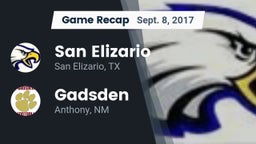 Recap: San Elizario  vs. Gadsden  2017