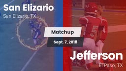 Matchup: San Elizario vs. Jefferson  2018