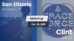 Matchup: San Elizario vs. Clint  2018