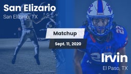 Matchup: San Elizario vs. Irvin  2020