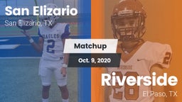 Matchup: San Elizario vs. Riverside  2020