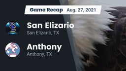 Recap: San Elizario  vs. Anthony  2021
