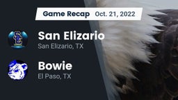 Recap: San Elizario  vs. Bowie  2022