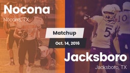 Matchup: Nocona  vs. Jacksboro  2016