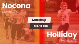 Matchup: Nocona  vs. Holliday  2017