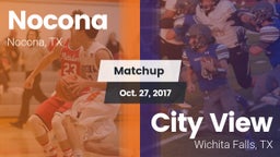 Matchup: Nocona  vs. City View  2017