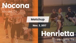Matchup: Nocona  vs. Henrietta  2017