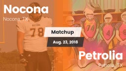 Matchup: Nocona  vs. Petrolia  2018