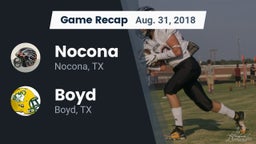 Recap: Nocona  vs. Boyd  2018