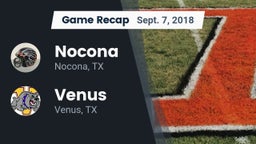 Recap: Nocona  vs. Venus  2018