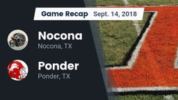Recap: Nocona  vs. Ponder  2018