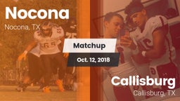 Matchup: Nocona  vs. Callisburg  2018