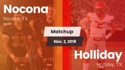 Matchup: Nocona  vs. Holliday  2018