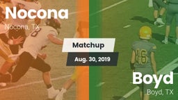 Matchup: Nocona  vs. Boyd  2019