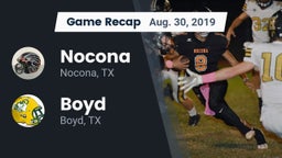 Recap: Nocona  vs. Boyd  2019