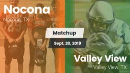Matchup: Nocona  vs. Valley View  2019