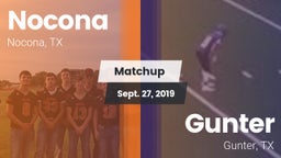 Matchup: Nocona  vs. Gunter  2019