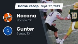Recap: Nocona  vs. Gunter  2019