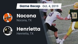 Recap: Nocona  vs. Henrietta  2019