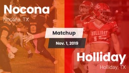 Matchup: Nocona  vs. Holliday  2019