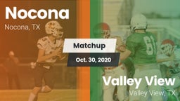 Matchup: Nocona  vs. Valley View  2020
