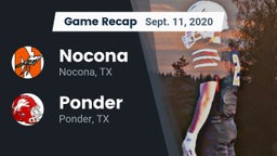 Recap: Nocona  vs. Ponder  2020