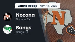 Recap: Nocona  vs. Bangs  2022