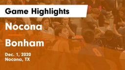 Nocona  vs Bonham  Game Highlights - Dec. 1, 2020